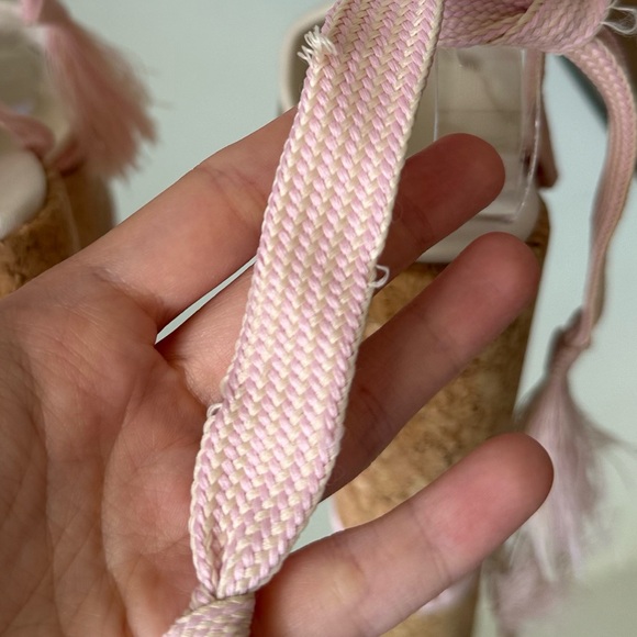 New Jimmy Choo Gal Raffia Cork Ankle-Tie Platform Sandals $750 36 - Picture 17 of 17